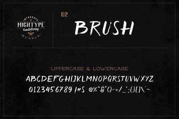 Mightype 02 - Brush