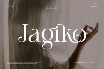 Jagiko Modern Ligature Serif Font