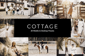 20 Cottage Lightroom Presets & LUTs