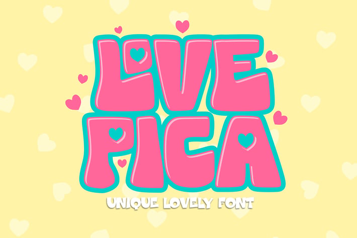 Love Pica - Lovely Valentine Font