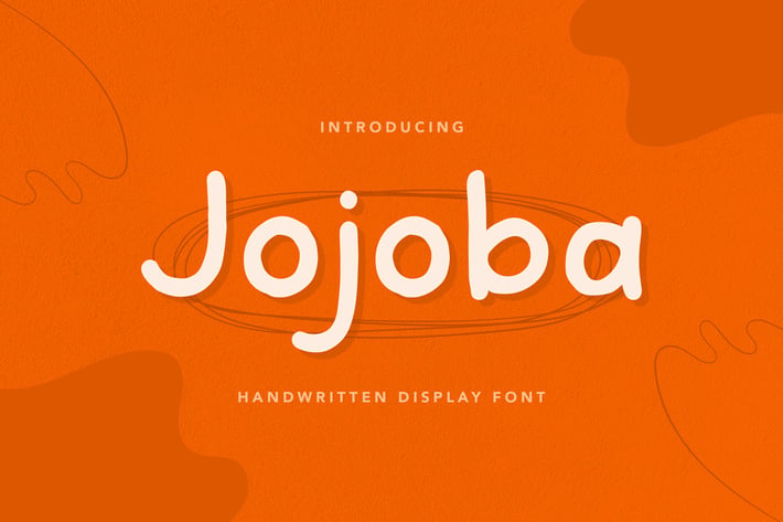 Jojoba - Handwritten Display Font