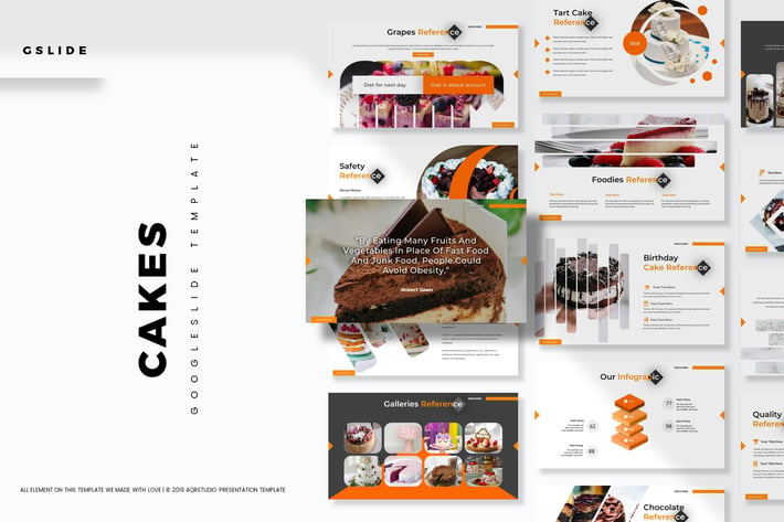 Cakes - Google Slides Template