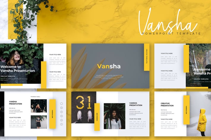 VANSHA - Business Powerpoint Template