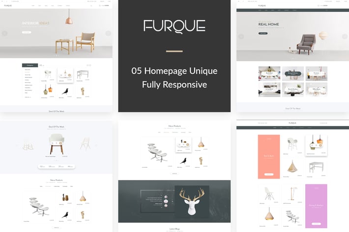 FURQUE - Creative Multiconcept Furniture Store PSD
