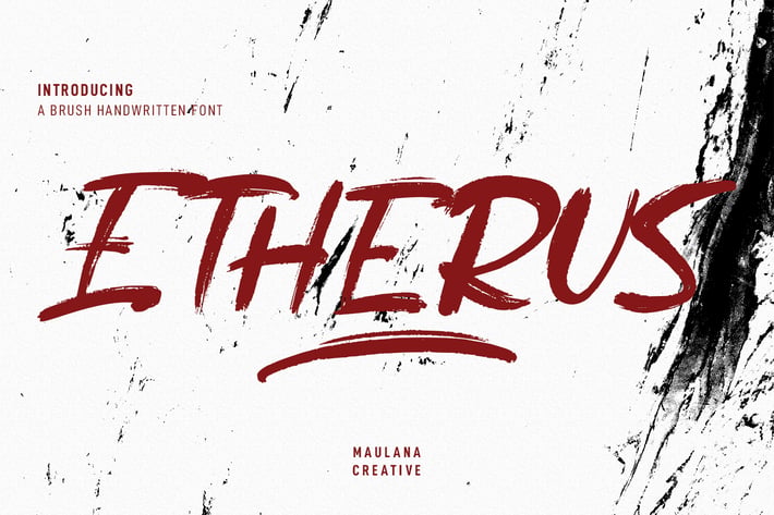 Etherus Brush Handwritten Font