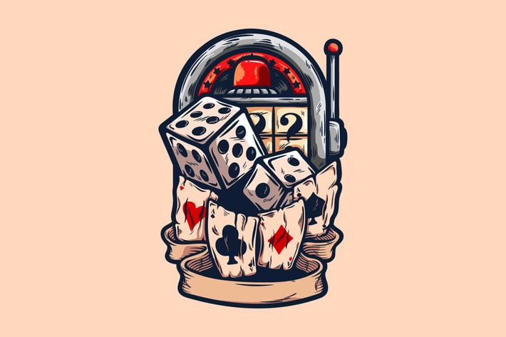 Casino Games Illustration