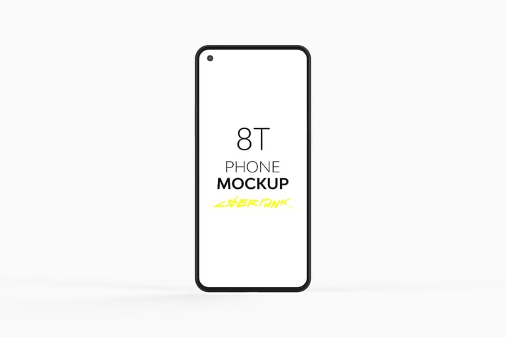 8T Cyberpunk Phone Mockup