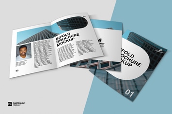 Bi-fold Brochure - Mockup