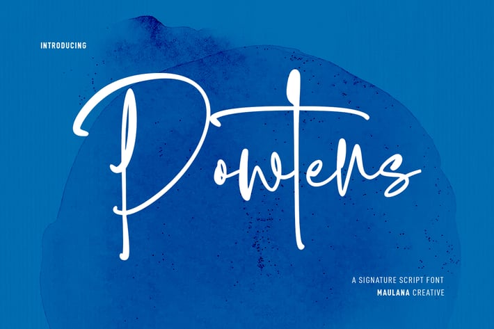 Powters Script Font