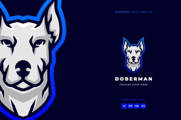 Doberman Logo Template