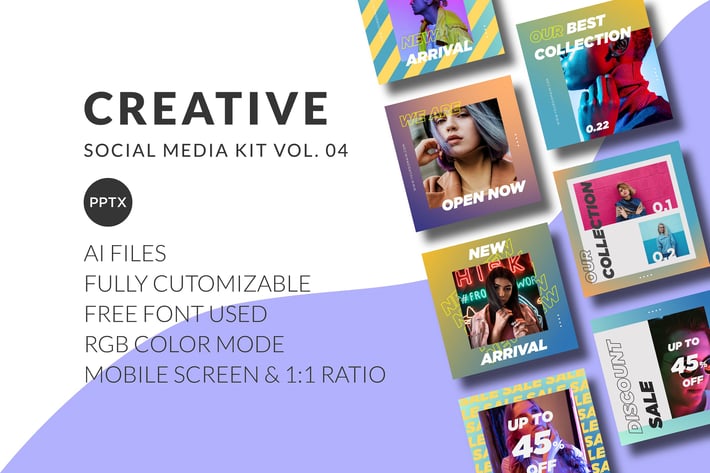 Creative Social Media Kit Vol. 04