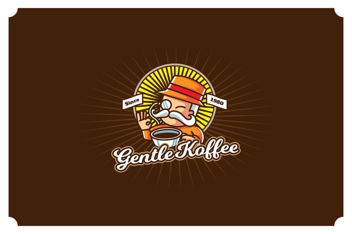 Gentle Koffee - Mascot & Esport Logo