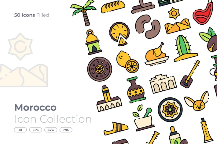 Morocco Filled Icon