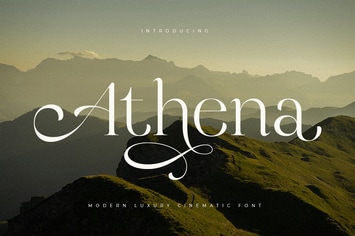 Athena - Modern Luxury Cinematic Font