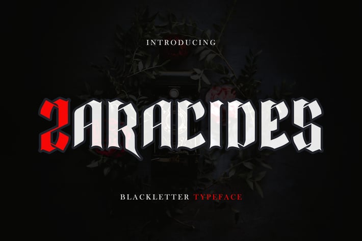 Zaracides - Blackletter Font