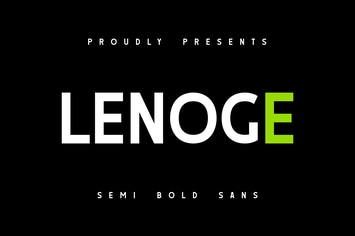 Lenoge Font