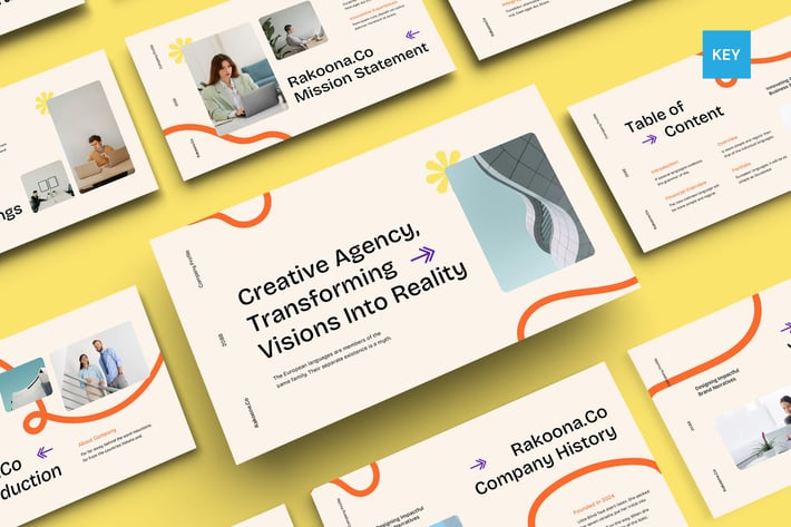 Beige Modern Creative Agency Company Profile | 003