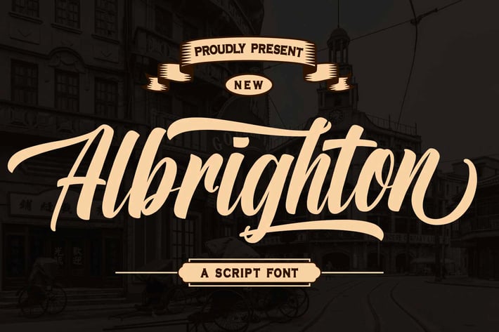 Albrighton - Vintage Font