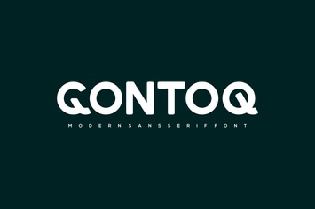 Gontoq - Modern Sans Serif Font