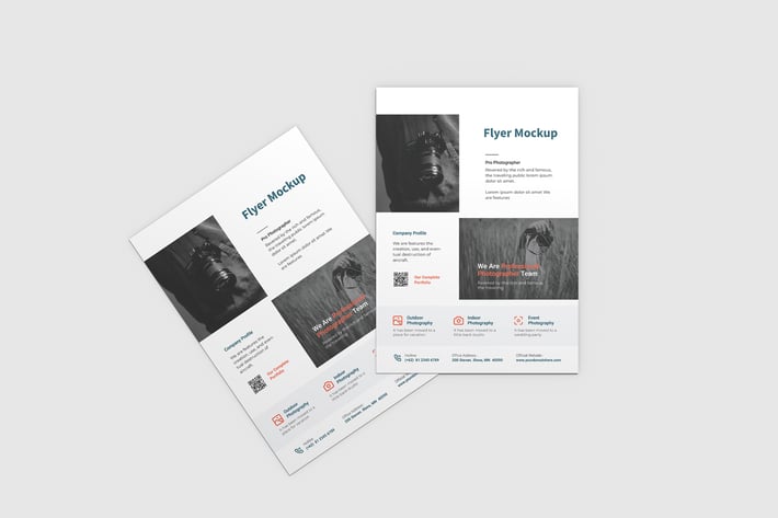 Stylish Flyer Mockup
