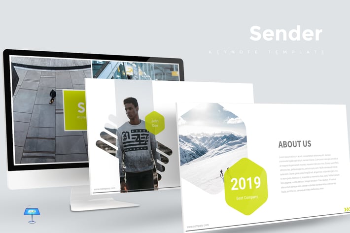 Sender - Keynote Templates