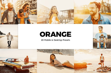 20 Orange Lightroom Presets & LUTs