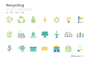 Recycling Color Icon