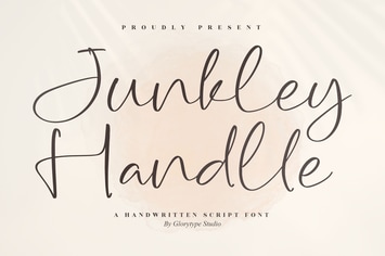 Junkley Handlle Handwritten Script Font