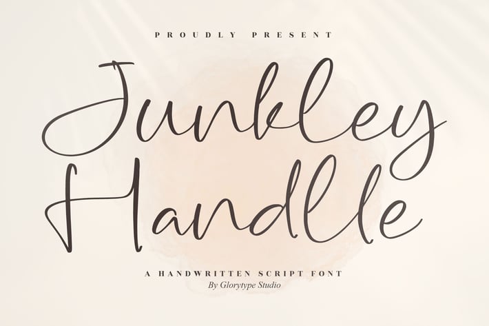 Junkley Handlle Handwritten Script Font