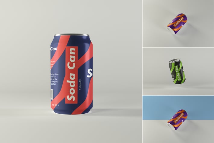 Multipurpose Can Mockups