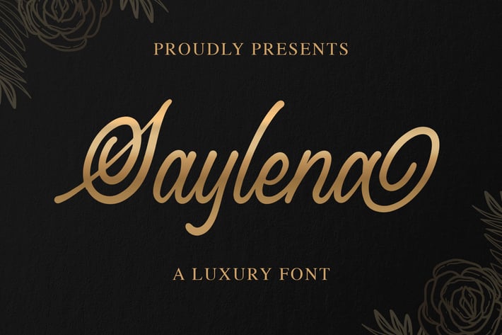 Saylena - Luxury Script Font