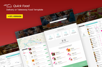 QuickFood - Delivery or Takeaway Food Template