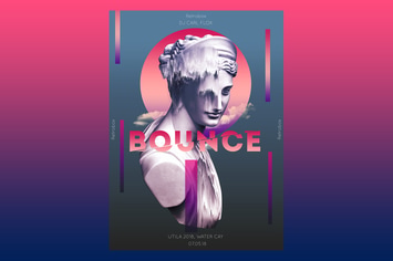 Bounce Party Flyer Poster