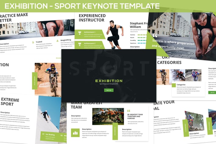 Exhibition - Sport Keynote Template