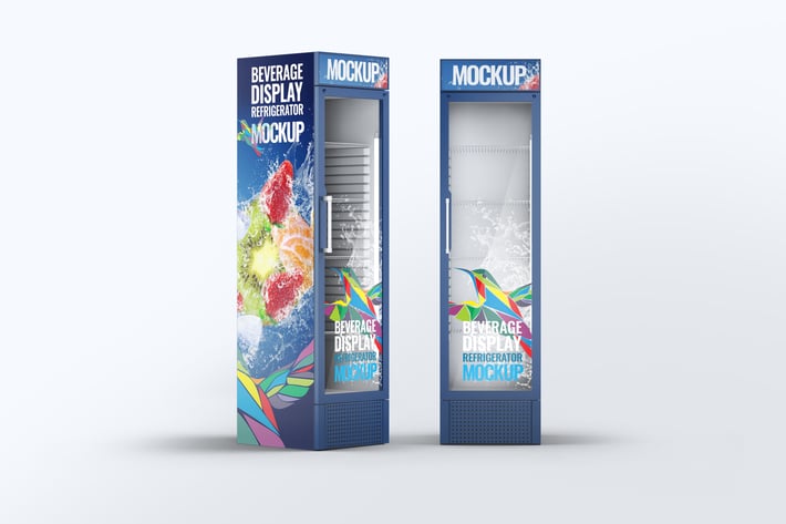 Beverage Display Refrigerator Mock-Up