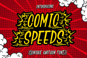 Comic Speeds - Cartoon Display Font