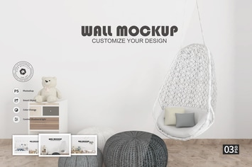 Wall vol.03 - Mockups