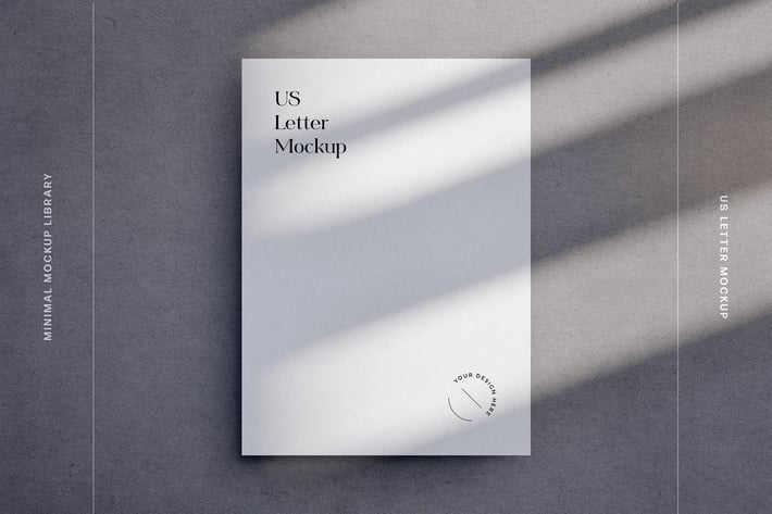 Minimal US Letter Mockup