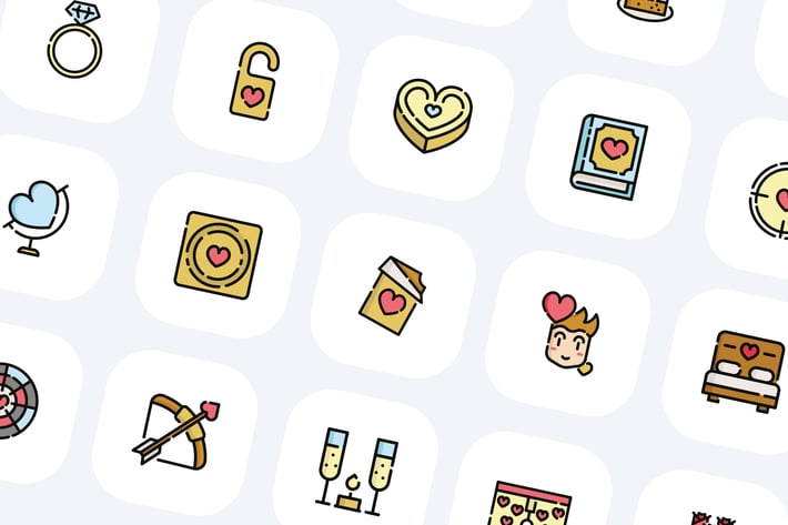 Valentines Day Icons