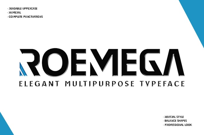 Roemega - Display Font