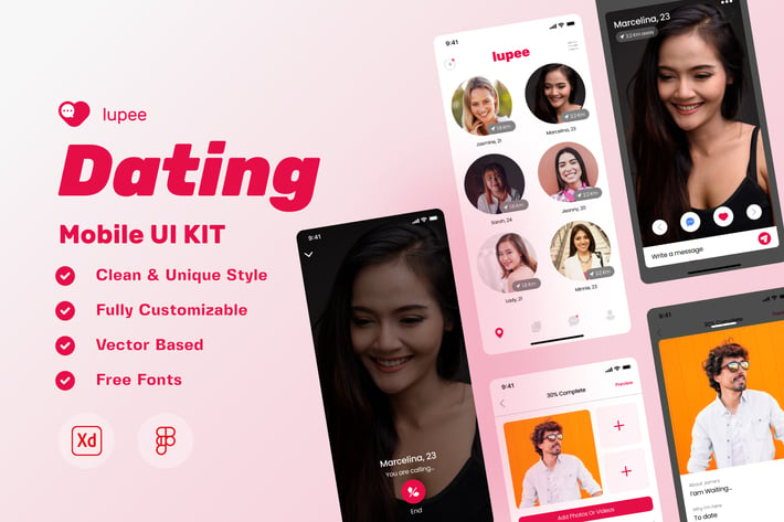 Lupe - Dating App UI Kit