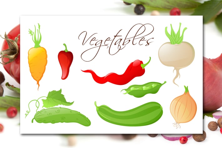Set of Vegetables