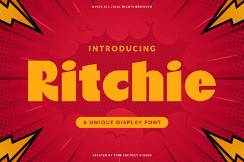 Ritchie - Unique Display Font