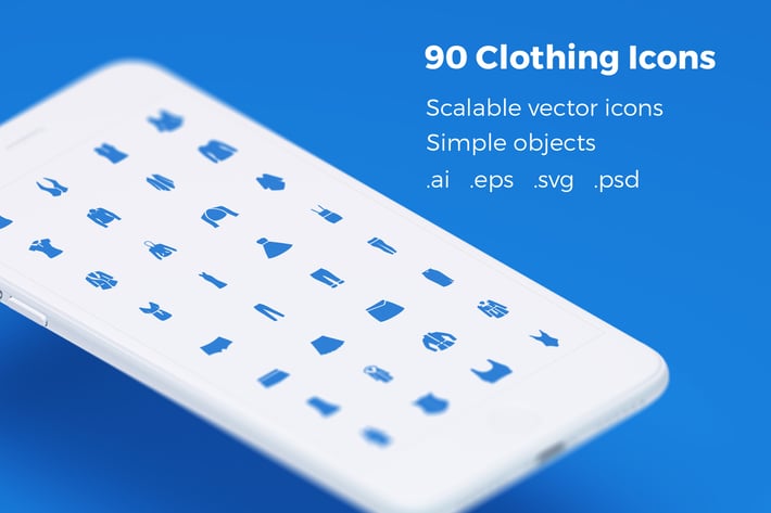 Wear Icons - Clothing Vector Pack