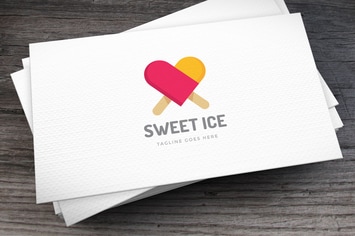 Sweet Ice Logo Template