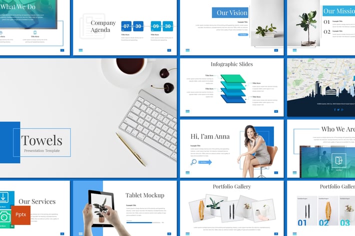 Towels - Powerpoint Template