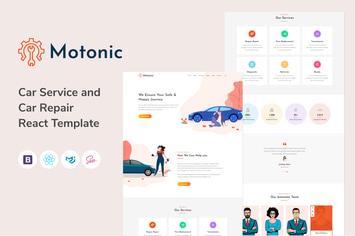 Motonic - Car Repair Service React Template