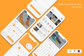 Home Cleaning Services App UI Kit