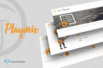 Playmix - Music Keynote Template