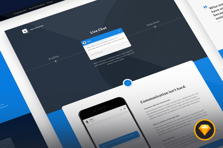 App Landing Page